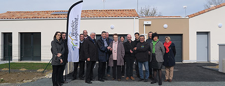 Vendée Logement remise de clés Mouchamps 