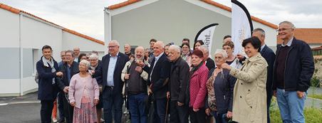 Élus et les locataires à Chauché