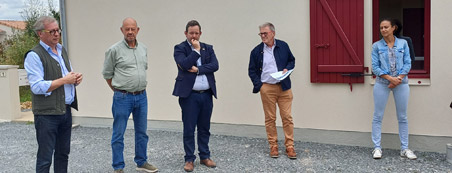 Inauguration des maisons à Vouvant