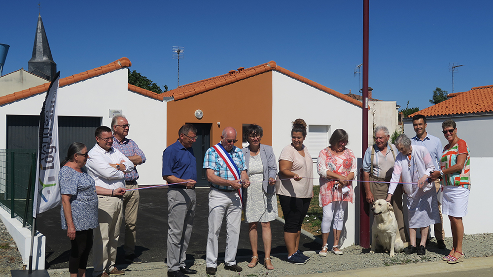 Vendée Logement esh inaugure ses premiers logements sociaux sur la commune de St Cyr en Talmondais