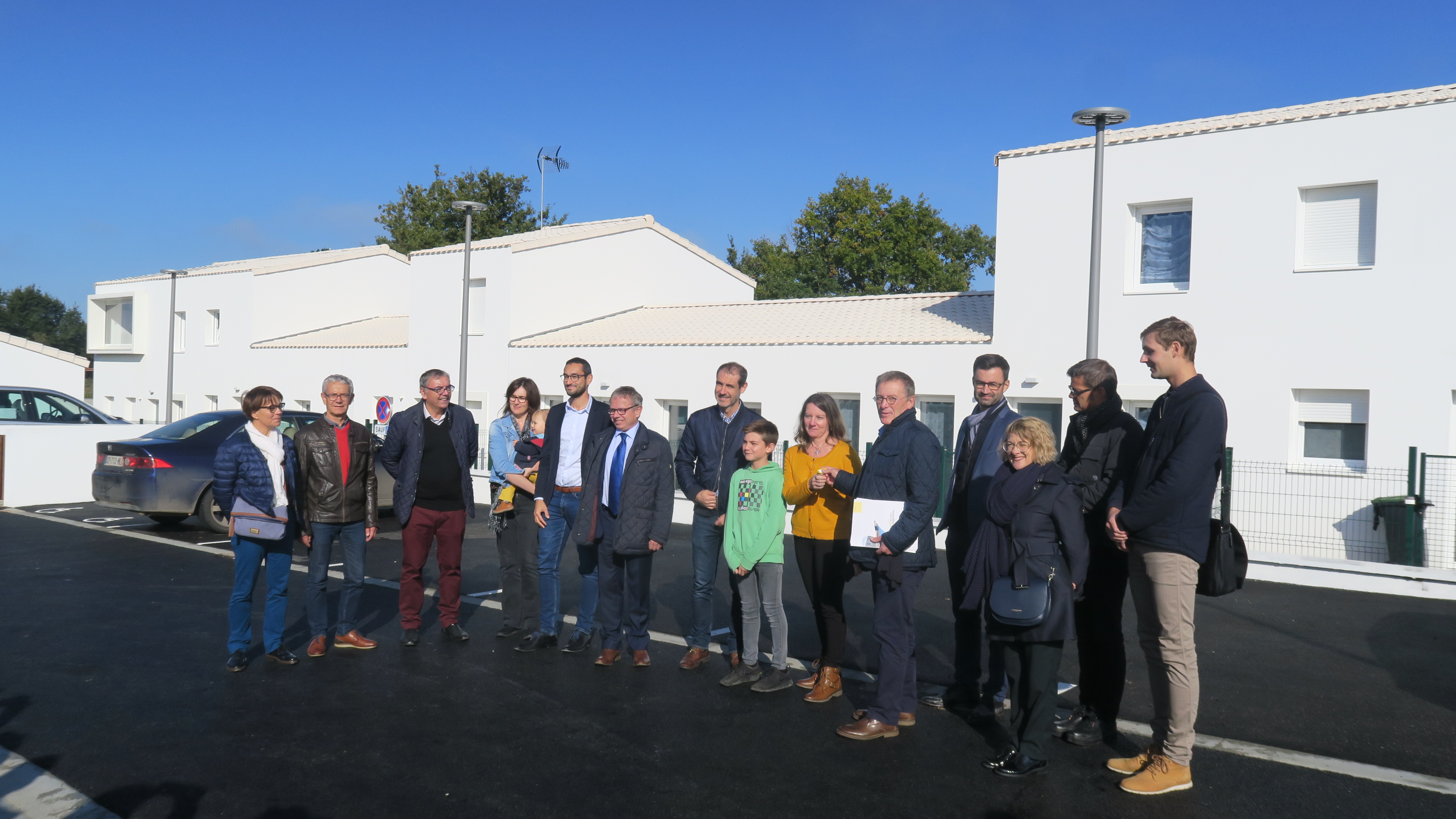 10 nouveaux logements locatifs inaugurés à Aubigny-Les Clouzeaux