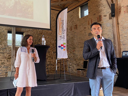 Amélie Jousseaume, Maître de Conférence et Damien Martineau, Directeur Général de La Compagnie du Logement