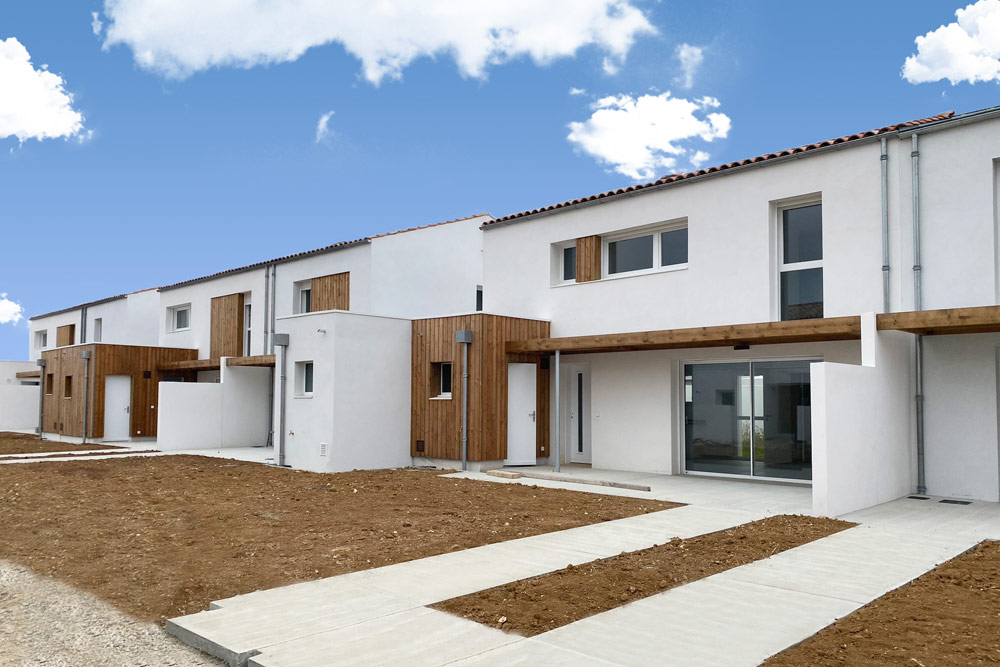 Maisons dans l'Écoquartier de L'Houmeau
