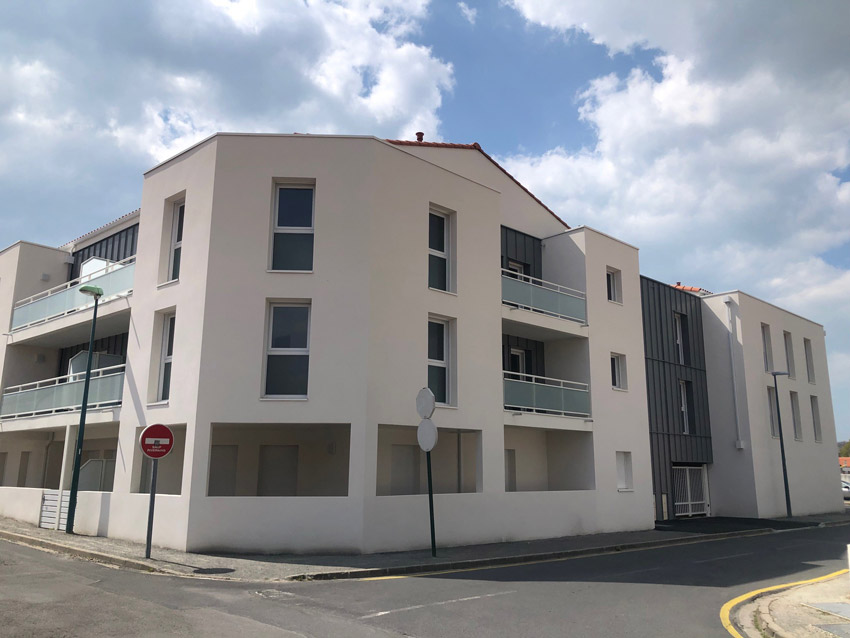 Vendée Logement et le nouveau bâtiment à Saint-Jean-de-Monts.