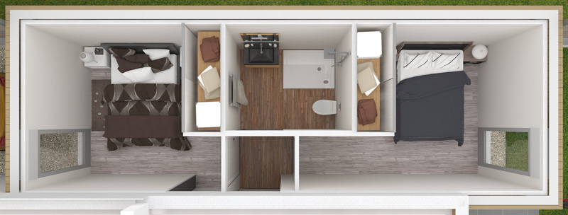 Proposition d'extension de la maison évolutive