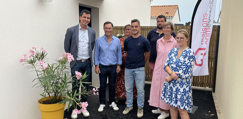 Inauguration du programme "Les Rouettes" à Brétignolles